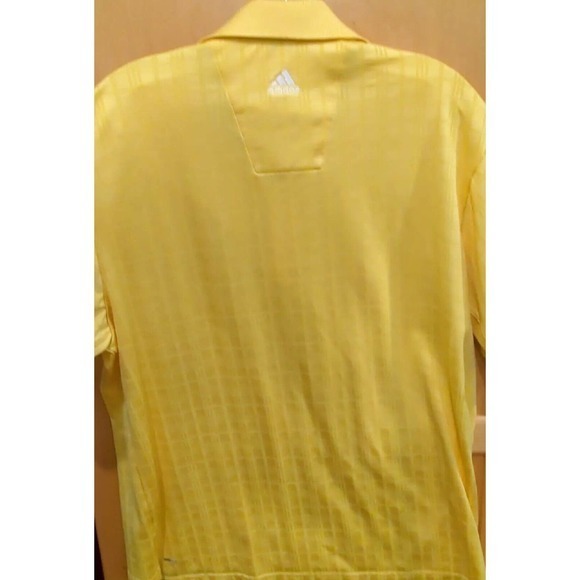 Men's Adidas Running‎ Climacool T-shirt, Size Medium Yellow Geometric - Picture 3 of 3